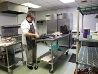 interior showing kitchen area